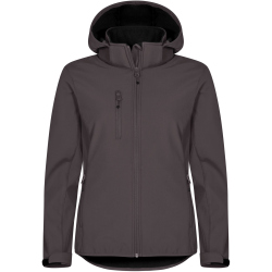 CLIQUE Classic Softshelljacke mit Kapuze Damen 945 - grau XS