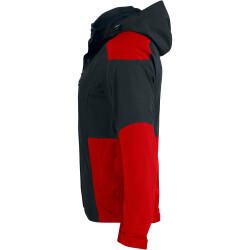 CLIQUE Stafford Trekkingjacke Herren 35 - schwarz/ rot XS