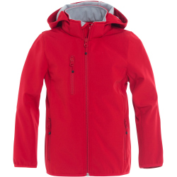 CLIQUE Basic Softshelljacke Kinder 35 - rot 120 cm