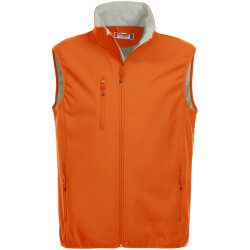 CLIQUE Basic Softshellweste Herren 18 - blutorange XS