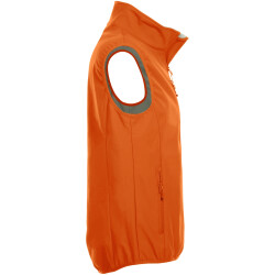 CLIQUE Basic Softshellweste Herren 18 - blutorange XS
