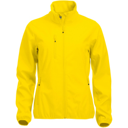 CLIQUE Basic Softshelljacke Damen 10 - lemon S