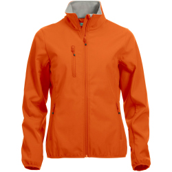 CLIQUE Basic Softshelljacke Damen 18 - orange XS