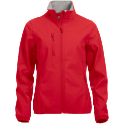 CLIQUE Basic Softshelljacke Damen 35 - rot XS