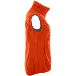 CLIQUE Basic Softshellweste Damen 18 - blutorange XL