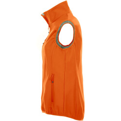 CLIQUE Basic Softshellweste Damen 18 - blutorange XL