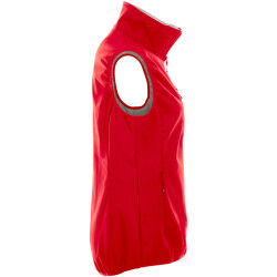 CLIQUE Basic Softshellweste Damen 35 - rot XS