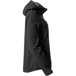 CLIQUE Basic Softshelljacke mit Kapuze Damen 99 - schwarz XS