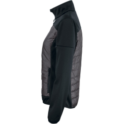 CLIQUE Custer Fleecejacke Damen 99 - schwarz XS