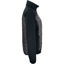 CLIQUE Custer Fleecejacke Damen 99 - schwarz XS