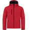 CLIQUE Padded Softshelljacke mit Kapuze Herren 35 - rot XS