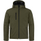 CLIQUE Padded Softshelljacke mit Kapuze Herren 75 - jagdgr&uuml;n XS