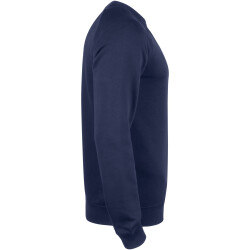CLIQUE Premium Bio-Baumwoll Roundneck Sweatshirt Herren 580 - dunkelblau XS