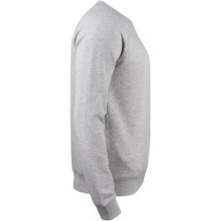 CLIQUE Premium Bio-Baumwoll Roundneck Sweatshirt Herren 95 - grau meliert L