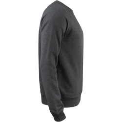 CLIQUE Premium Bio-Baumwoll Roundneck Sweatshirt Herren 955 - anthrazit meliert M