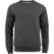 CLIQUE Premium Bio-Baumwoll Roundneck Sweatshirt Herren 955 - anthrazit meliert M
