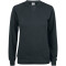 CLIQUE Premium Bio-Baumwoll Roundneck Sweatshirt Damen 99 - schwarz XL