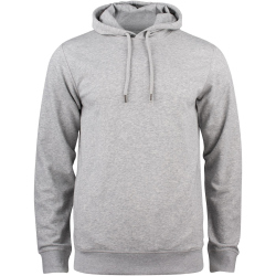 CLIQUE Premium Bio-Baumwoll Hoodie Herren 95 - grau...