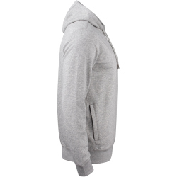 CLIQUE Premium Bio-Baumwoll Hoodie Herren 95 - grau meliert 3XL