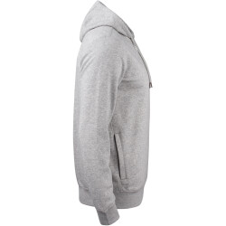CLIQUE Premium Bio-Baumwoll Hoodie Herren 95 - grau meliert 4XL