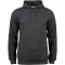 CLIQUE Premium Bio-Baumwoll Hoodie Herren 955 - anthrazit meliert XS