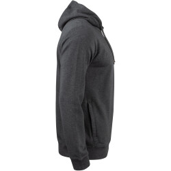 CLIQUE Premium Bio-Baumwoll Hoodie Herren 955 - anthrazit meliert XL