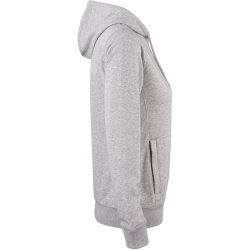 CLIQUE Premium Bio-Baumwoll Hoodie Damen 95 - grau meliert XS
