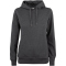 CLIQUE Premium Bio-Baumwoll Hoodie Damen 955 - anthrazit meliert XS