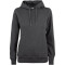CLIQUE Premium Bio-Baumwoll Hoodie Damen 955 - anthrazit meliert XL