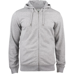 CLIQUE Premium Bio-Baumwoll Kapuzenjacke Herren 95 - grau...