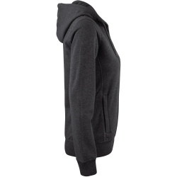 CLIQUE Premium Bio-Baumwoll Kapuzenjacke Damen 955 - anthrazit meliert XL