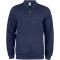 CLIQUE Premium Bio-Baumwoll Sweatjacke Herren 580 - dunkelblau XS