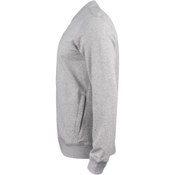 CLIQUE Premium Bio-Baumwoll Sweatjacke Herren 95 - grau...