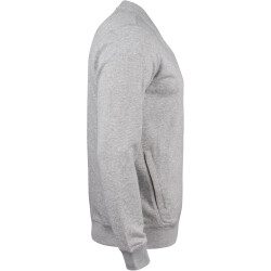 CLIQUE Premium Bio-Baumwoll Sweatjacke Herren 95 - grau meliert XS