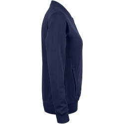 CLIQUE Premium Bio-Baumwoll Sweatjacke Damen 580 - dunkelblau L