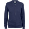 CLIQUE Premium Bio-Baumwoll Sweatjacke Damen 580 - dunkelblau XL