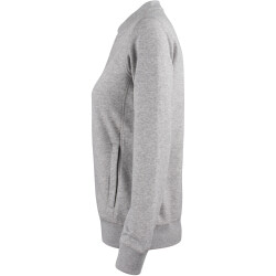 CLIQUE Premium Bio-Baumwoll Sweatjacke Damen 95 - grau...