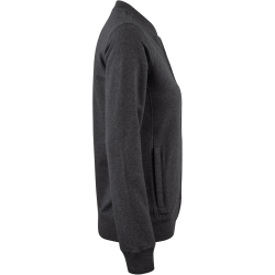 CLIQUE Premium Bio-Baumwoll Sweatjacke Damen 955 - anthrazit meliert XS