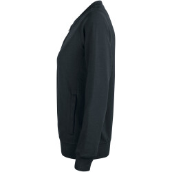 CLIQUE Premium Bio-Baumwoll Sweatjacke Damen 99 - schwarz XS