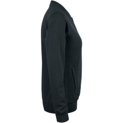 CLIQUE Premium Bio-Baumwoll Sweatjacke Damen 99 - schwarz XL