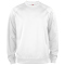 CLIQUE Basic Active Roundneck Sweatshirt 00 - wei&szlig; 3XL