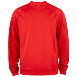 CLIQUE Basic Active Roundneck Sweatshirt 35 - rot XS