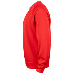 CLIQUE Basic Active Roundneck Sweatshirt 35 - rot XS