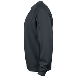 CLIQUE Basic Active Roundneck Sweatshirt 99 - schwarz XS