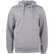 CLIQUE Basic Active Hoodie 95 - grau meliert M