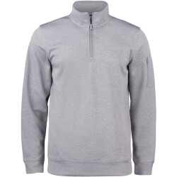 CLIQUE Basic Active 1/2-Zip Sweatshirt 95 - grau meliert L