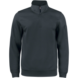 CLIQUE Basic Active 1/2-Zip Sweatshirt 99 - schwarz 4XL