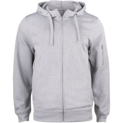 CLIQUE Basic Active Kapuzenjacke 95 - grau meliert XS