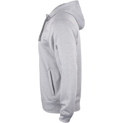CLIQUE Basic Active Kapuzenjacke 95 - grau meliert XS