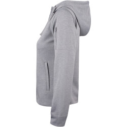 CLIQUE Basic Active Kapuzenjacke 95 - grau meliert XS